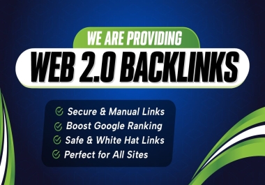 Supercharge Your SEO with Manual 300 Web 2.0 Backlinks