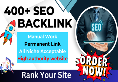 400+ SEO Backlink to rank your site in Google