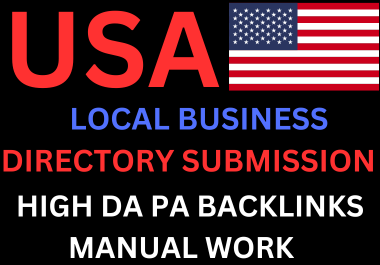 I will do top 40 USA local citations, business directory backlinks