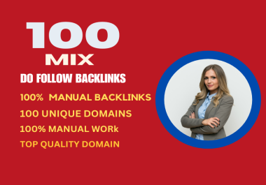 I will build 100 white hat SEO mix backlinks to high da pa websites