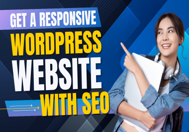 Get a Fully Optimized WordPress Custom Website with SEO & Hosting