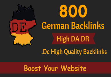 800+ German .DE Backlinks for For Local SEO Ranking