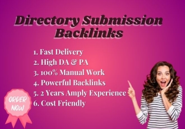 150+ High Authority Directory Submission SEO Backlinks GoogleRank