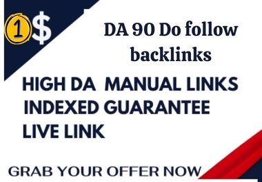 Boost Google Rank with 90+ DA backlinks