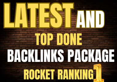 Latest And Top Manualy Done Backlinks Package To Skyrocket Your Serp