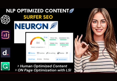 Reoptimize Existing Article or Blog Post Using Surfer SEO or Neuron Writer