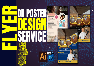 Creative Poster/Banner design service for your business 