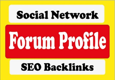 I will create high quality 10000+ Forum profile with socials network mix backlink