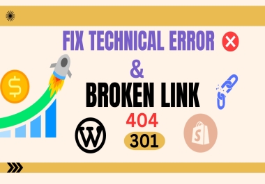 I will fix technical & 0n-page SEO,  google index,  404 error,  xml sitemap,  robots. txt