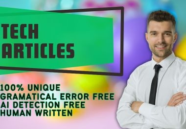 I will write SEO friendly unique and error free article