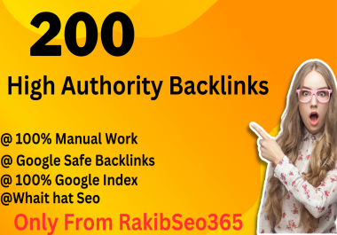 I will do improve your website ranking 200 plus dofollow backlinks