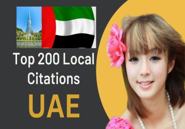 I will do 200 uae local citations for local SEO backlinks