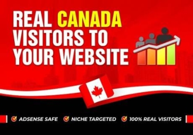 I will bring Canada targeted daily visitors to your website