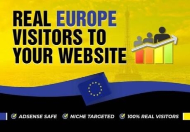 I will Bring Europe Targeted Daily Visitors to your Website