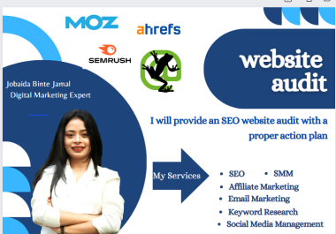 I will provide SEO Website Audit with a proper action plan to improve your website & business 