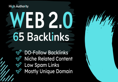 i'll Make 65 Powerfull Da 90+ web 2.0 Backlinks buy 3 get 1 free