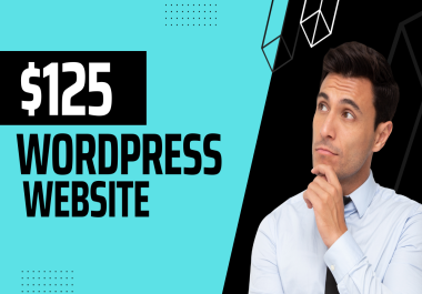 I will create a stunning and responsive Wordpress website for your business