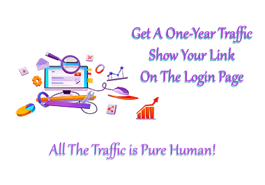 Get A One-Year Login Page Traffic