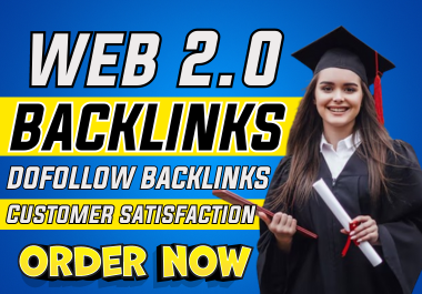 I will Build high authority 60 web 2.0 backlinks rank your website