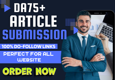 Manually Build 66 Article Backlinks for increases website ranking 