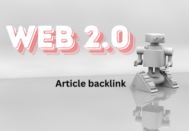 50 HQ Contextual web 2.0 Dofllow Backlink