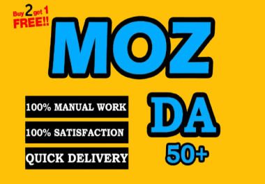 I Will Increase Your Website Moz Da 50 Plus And PA 30+ Ranking Boost