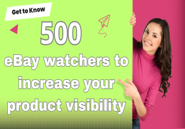 Promote Your eBay Product to 500 Targeted Buyers