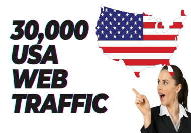 Drive 30,000 USA Visitors to Your ecommerce store or any website