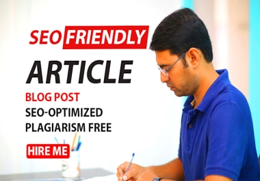 I will do SEO article writing,  blog writing or content writing