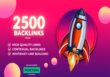 2500+ Contextual Dofollow Backlinks