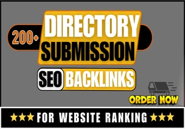 Build 200+ Web Directory Submission Backlinks High DA 30+ Authority