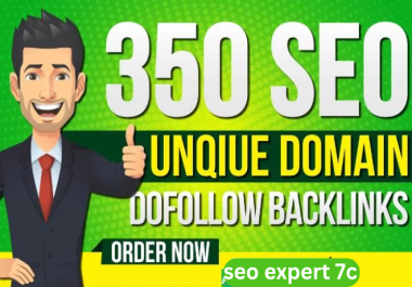 I Will Do 350 Unique Domain Contextual Permanent SEO Backlinks For Boost Your Site