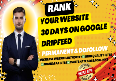 Achieve & Dominate Top Google Ranking in 30 Days with Manual SEO Backlinks