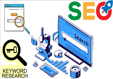 SEO keyword research using ahrefs, and semrush