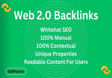 Boost Your Search Ranking In Google with 30 High Quality Web 2.0 Contextual Backlinks