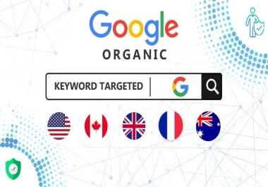 Drive 15,000 Keyword Targeted Google Organic Traffic with Low Bounce Rate for 10 Days