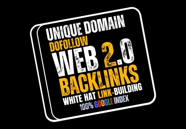 20 Unique Domain Web 2.0 Blogs Dofollow 50 Backlinks