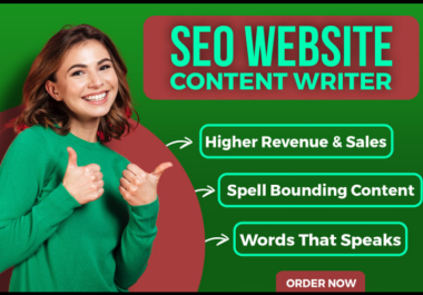 Write well researched seo articles,  blog posts,  and content for you