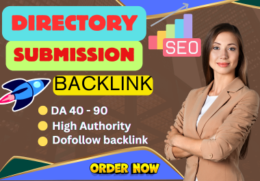 I will create 150 directory submissions do follow backlinks high da pa site 