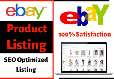 I will do listing on eBay with Optimization