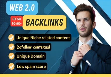 I will build manually high authority web 2.0 backlinks