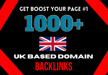 1000+ United Kingdom-based domains UK backlinks