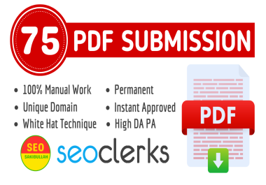 75 Pdf, Doc, PPT Submission Backlinks on High Authority Websites