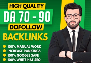 Rank No 1 Get 13 High DA 70+ to DA 90 Guest Post Article Backlinks