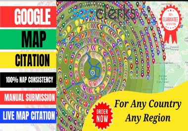 Get 2,000 google maps citations with 20 live backlinks,  Boost GMB Ranking for Local SEO