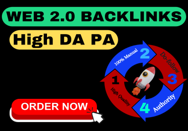 I will build 60 Web 2.0 High Quality Dofollow SEO backlinks for your website