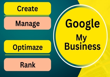 I will create and optimize google my business profile and rank