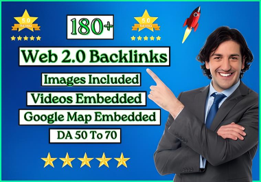 180+ Videos Embedded Web 2.0 Backlinks