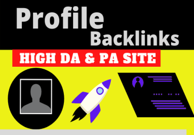 I will do 40 profile backlinks with high authority white hat manual link building