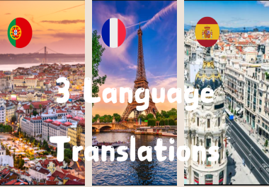 SEO-Friendly Translation into Portuguese, French, Spanish